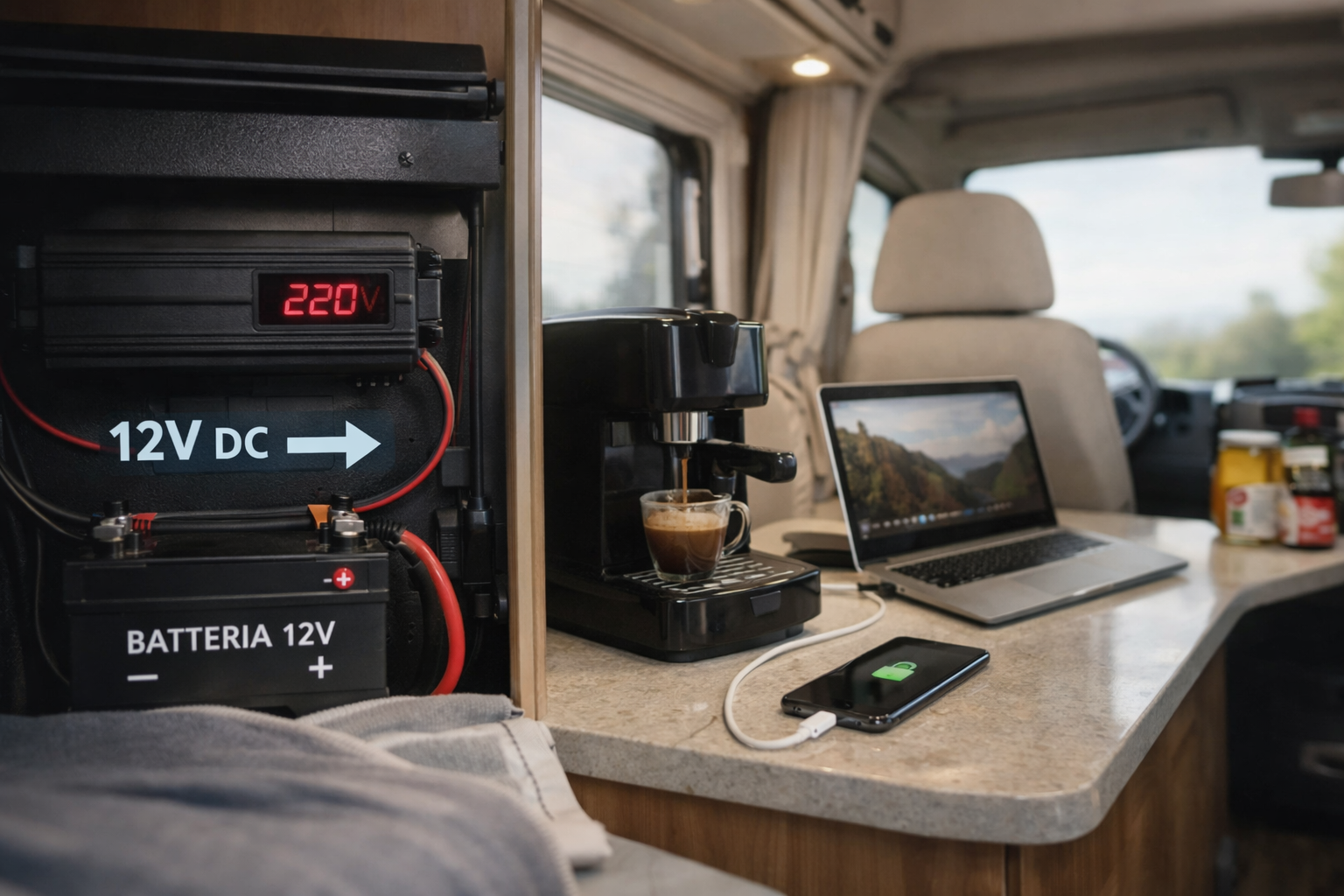 Inverter in camper_assocamper