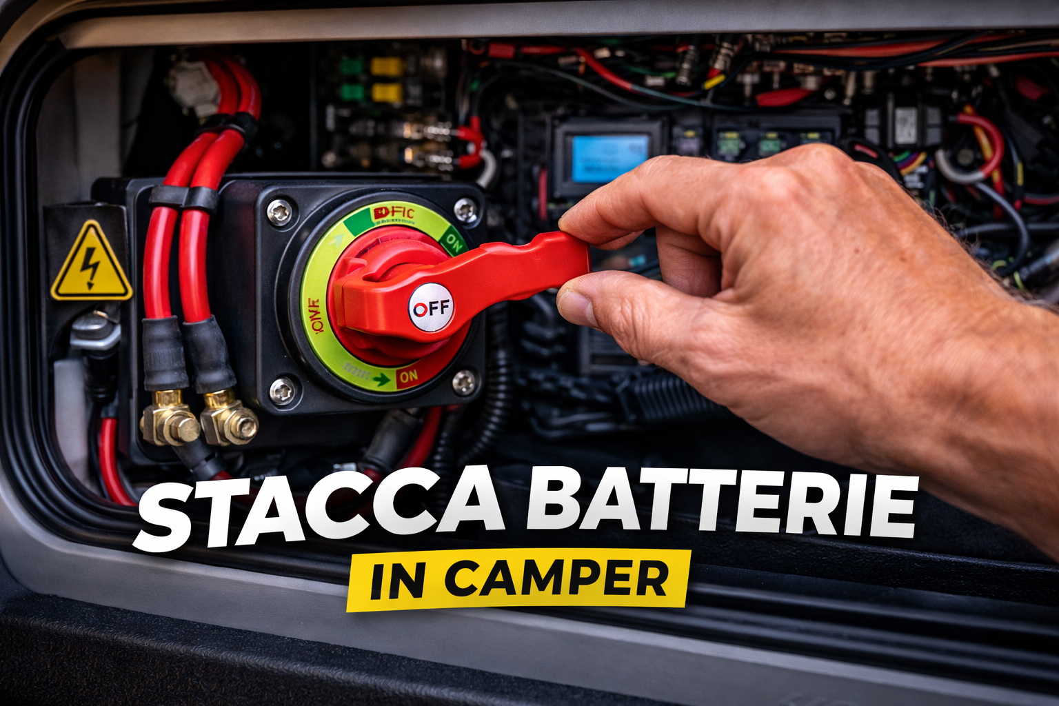 Stacca batterie camper