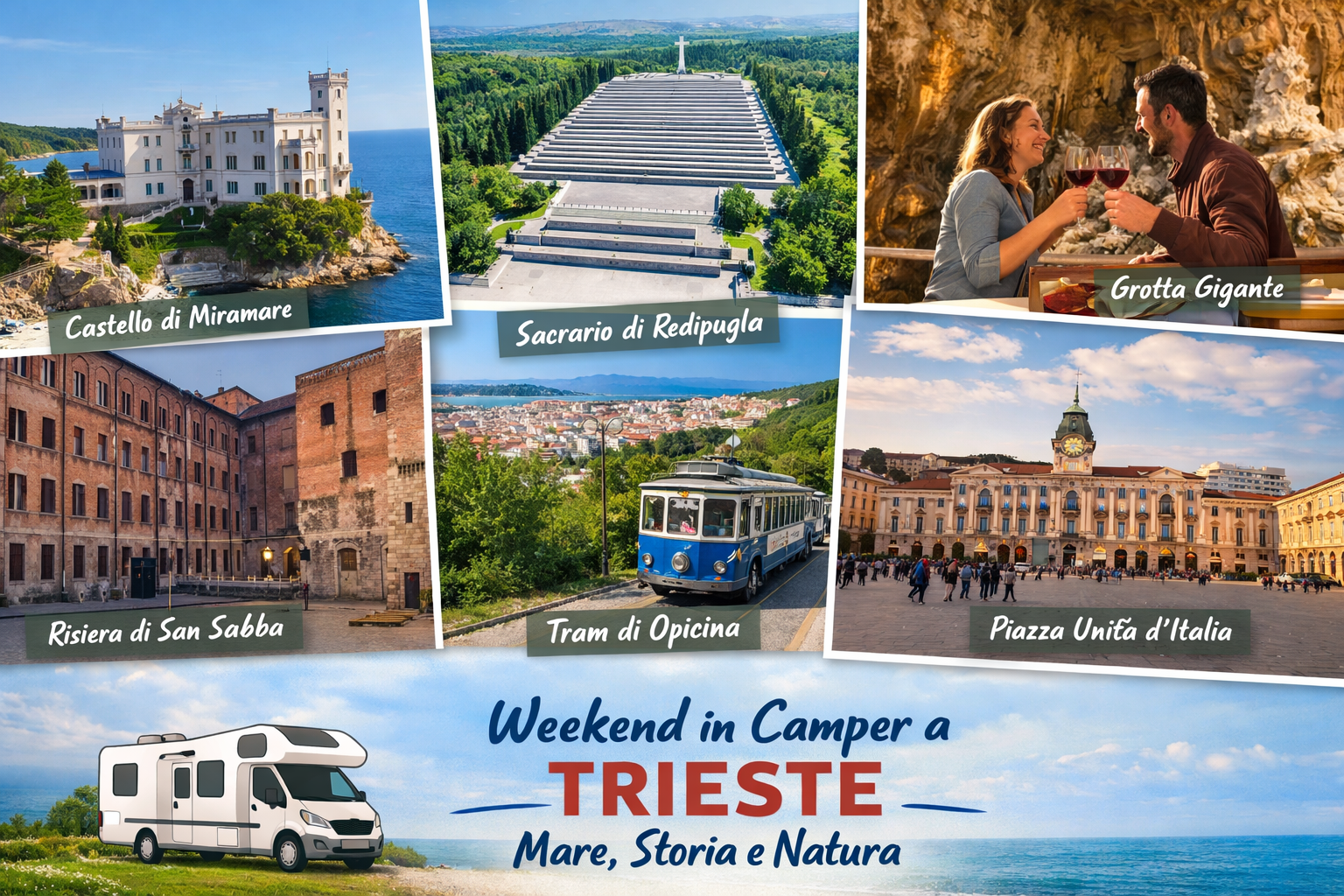 Weekend in camper a Trieste
